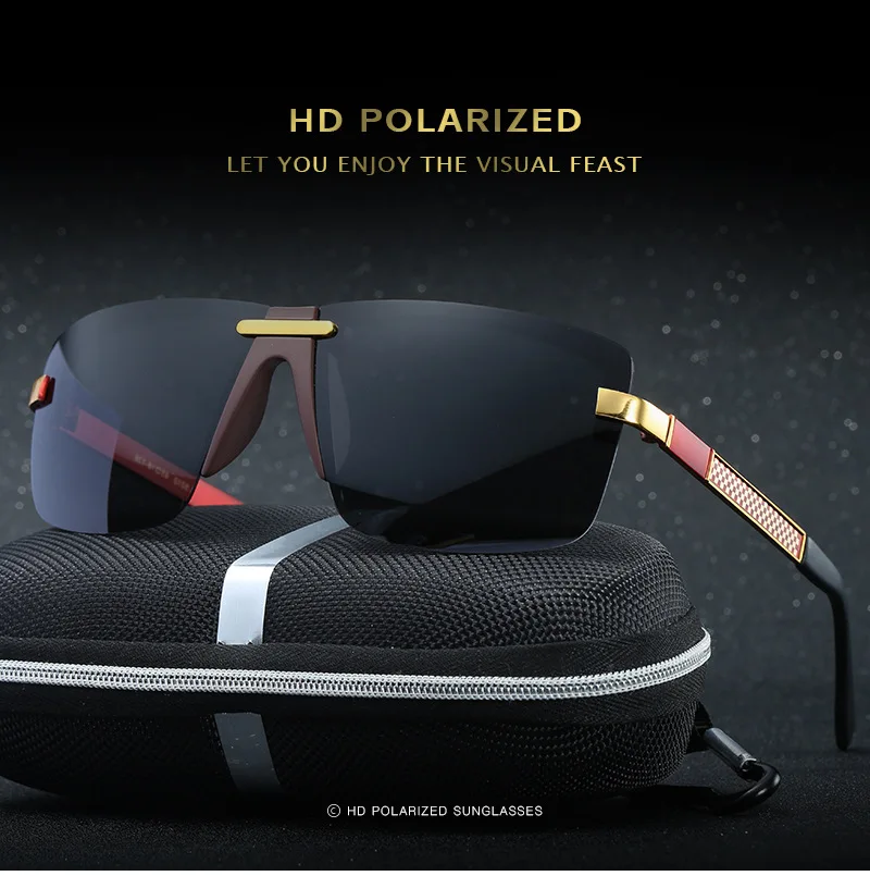HDCRAFTER винтажные HD поляризованные солнцезащитные очки для мужчин/Wome классические брендовые солнцезащитные очки с покрытием для вождения Oculos masculino мужские