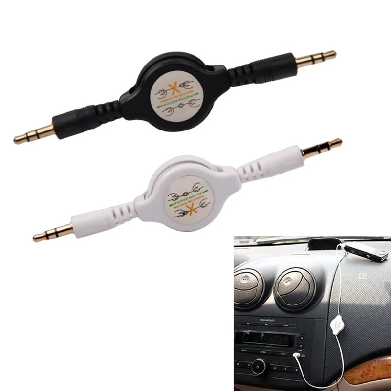 3.5mm Jack Male to Male Car Aux Stereo Audio Auxiliary Cable Line for