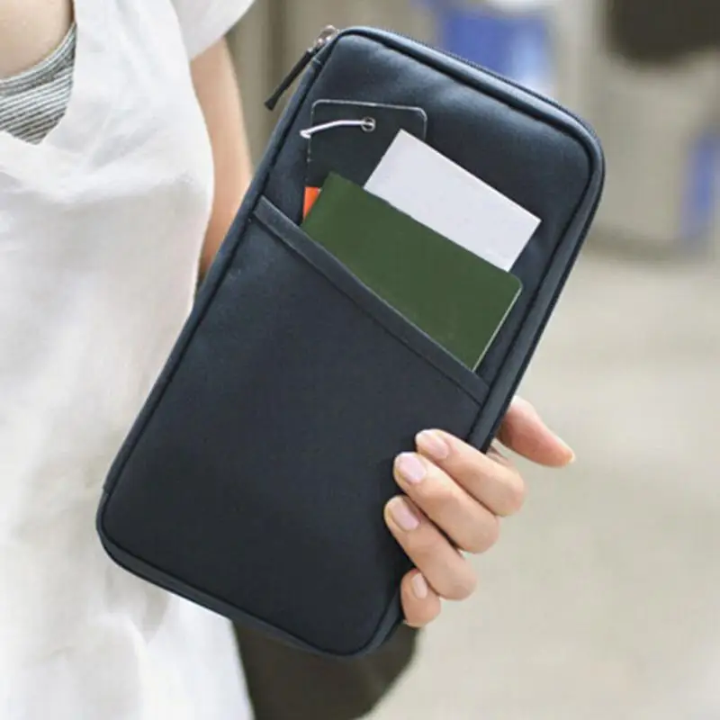 

2018 Fashion Travel Passport Credit ID Card Holder Cash Wallet Organizer Bag Purse Wallet