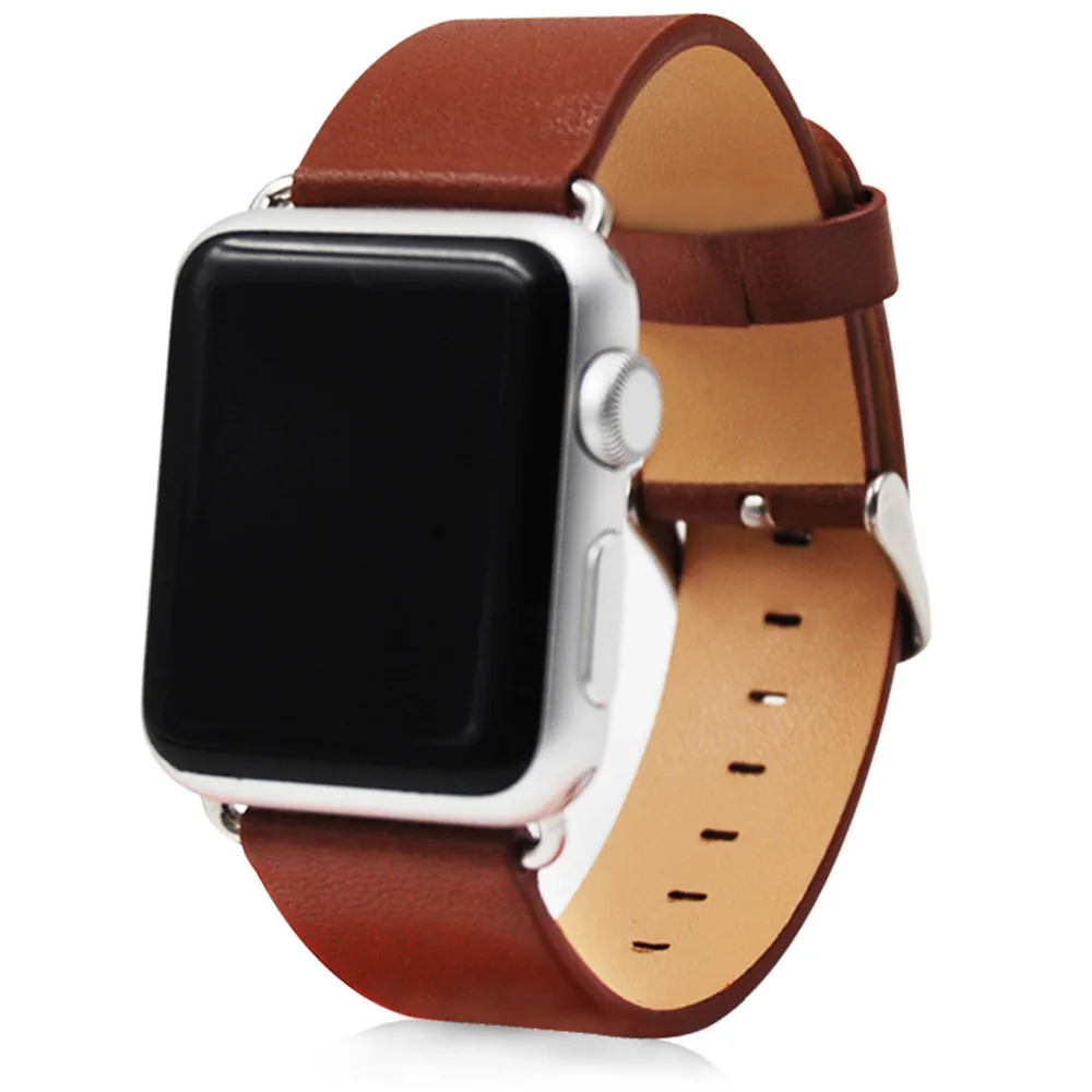 Пояса из мм натуральной кожи ремешок 22 starp для apple watch 38mm 42 запястье браслеты
