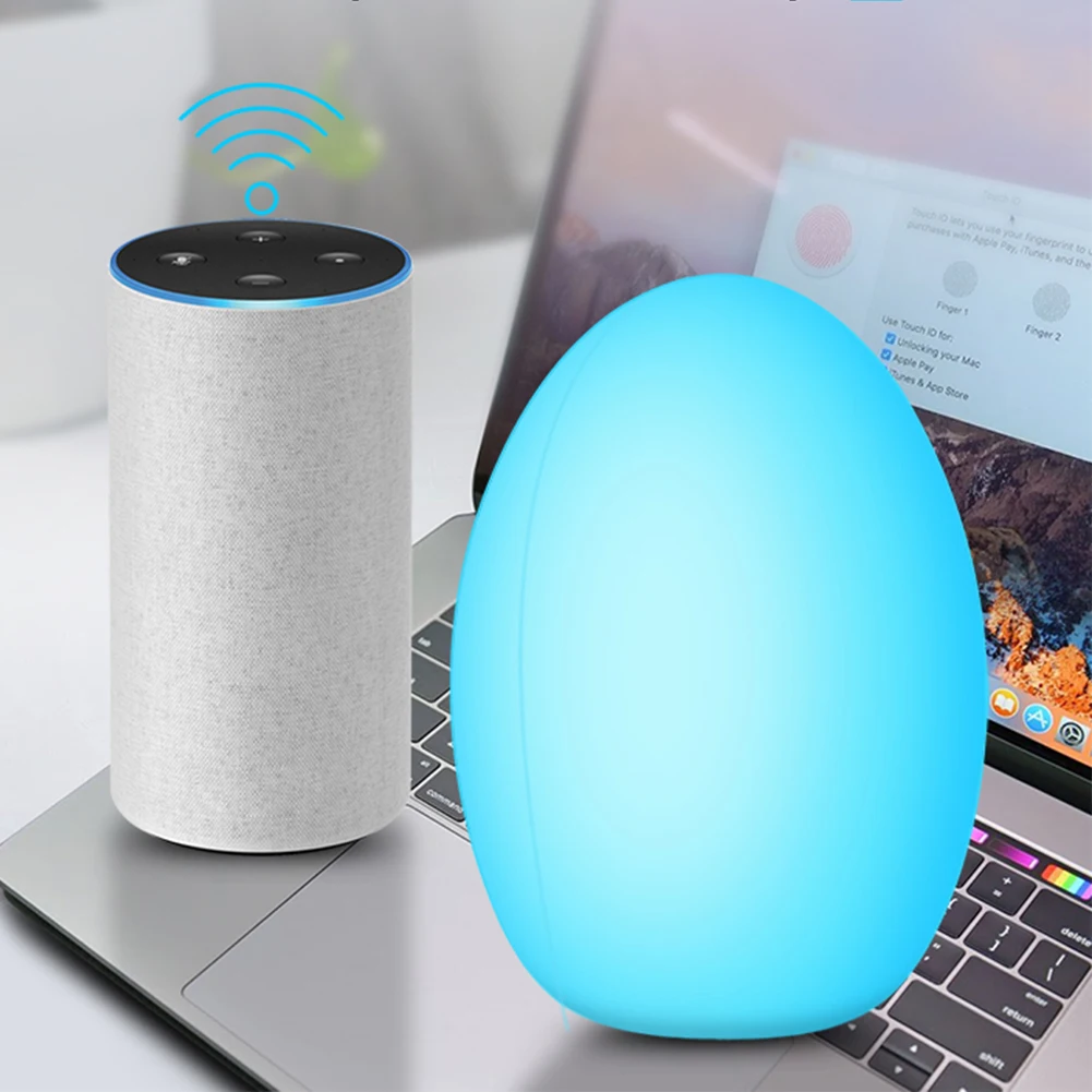 

Bulb Color Changing Dimmable Timing WIFI Touch Control Smart Travel RGB Phone Remote Waterproof Night Light For Google Home