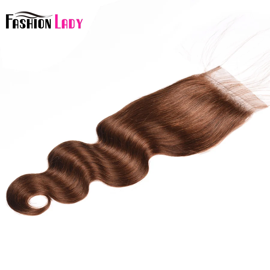 Модные женские предварительно цветные малазийские в пучках волосы с закрытием человеческие волосы#4 средний коричневый волнистые 3 пучка с закрытием не Реми