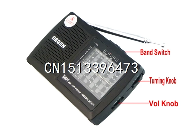 DE321 FM Stereo MW SW Radio DSP World Band Receiver | Электроника