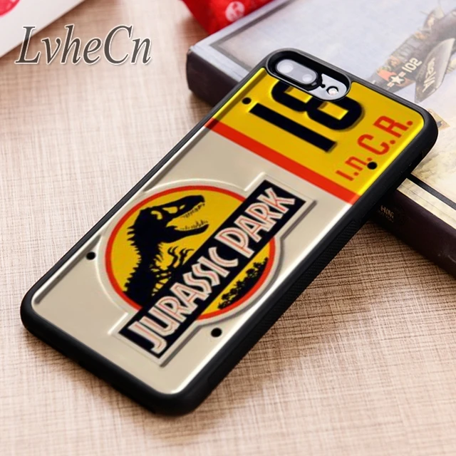 LvheCn Новый чехол для телефона с номерным знаком парка Юрского периода iPhone 11 12 Pro X XR
