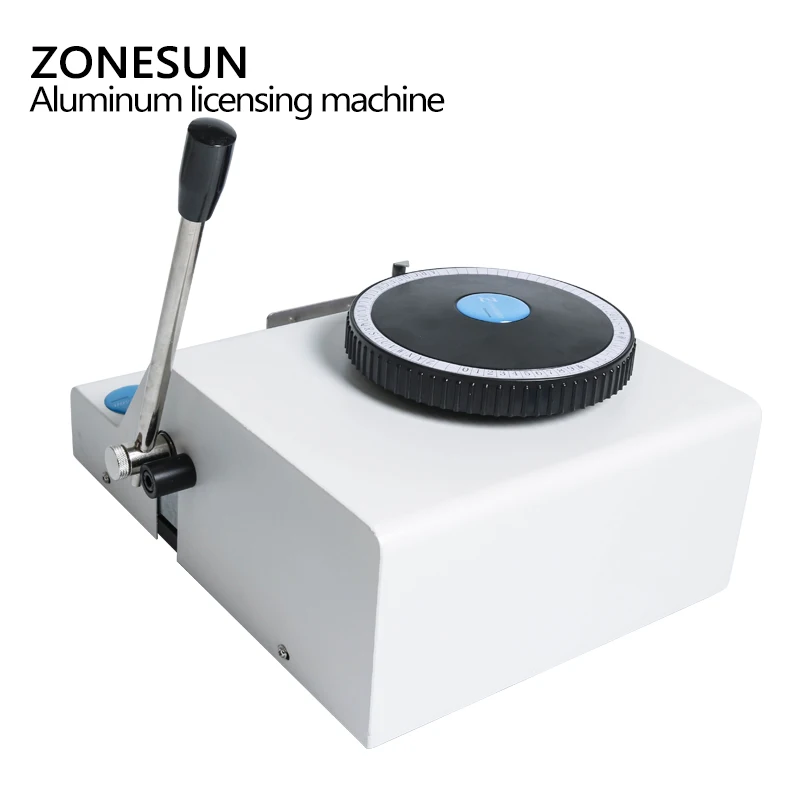 ZONESUN ручной алюминиевый 52 персонажа тег для собак настольный стальный штамп
