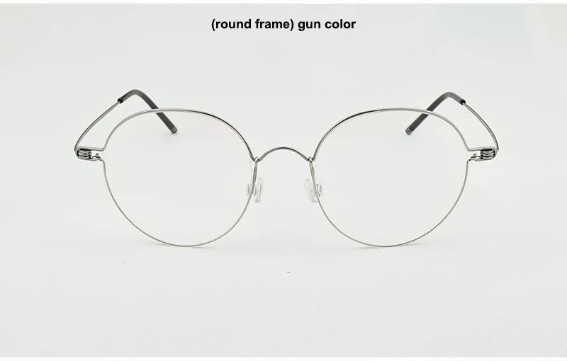 Модные брендовые очки, круглые ультралегкие титановые круглые очки, оправа для мужчин, датские дизайнерские оправы для очков, женские квадратные очки