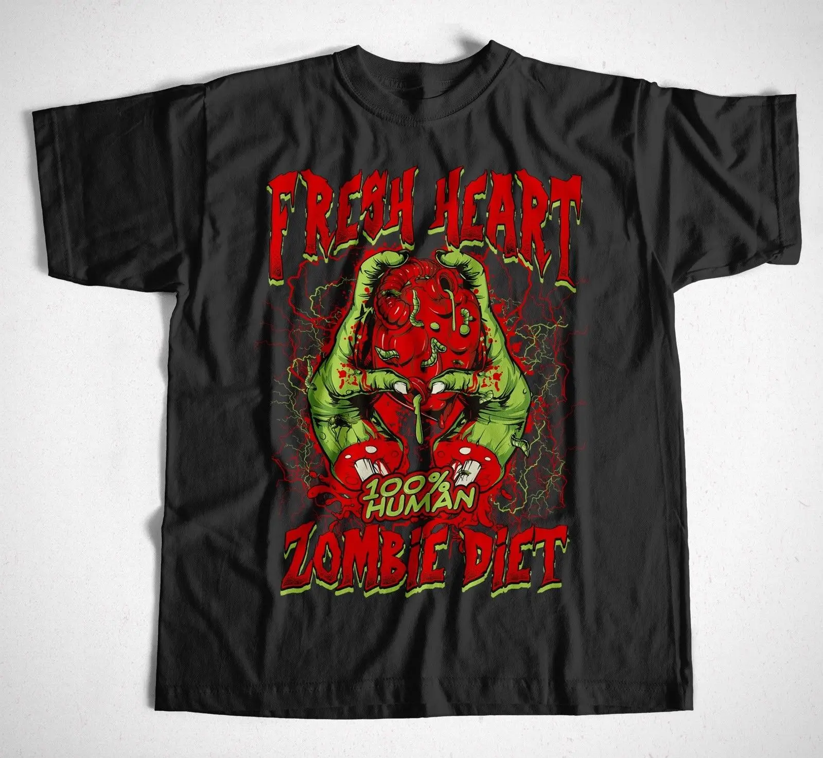 Футболка Zombie Diet S-3XL Apocalypse череп Dead Walking Dawn of the Fear мужской аккумулятор забавные