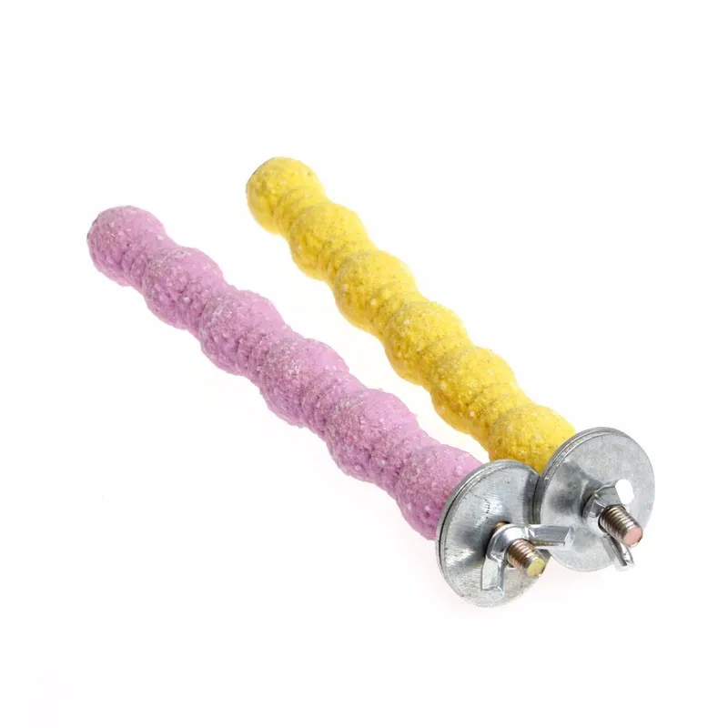 

Large Bird Toys Chew Parrot Grinding Colored matte Stand Cage Cockatiel Parakeet Singing Cockatiel Parrot Toys