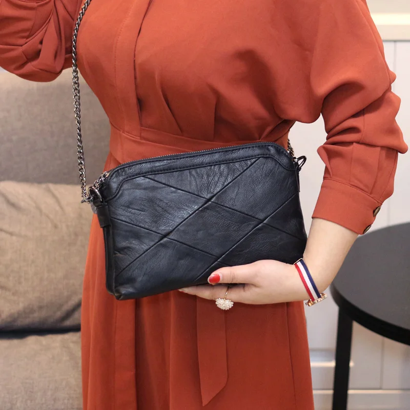 MJ женская сумка-мессенджер из искусственной кожи высокого качества, женская кожаная сумка, модная женская вместительная сумка через плечо - Цвет: Черный