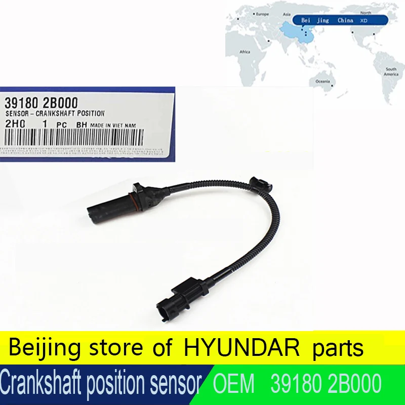 

Genuine 391802B000 Crankshaft Position Sensor For Kia K3 Rondo for Hyundai Accent Tucson Veloster ELANTRA i30 2006-2013