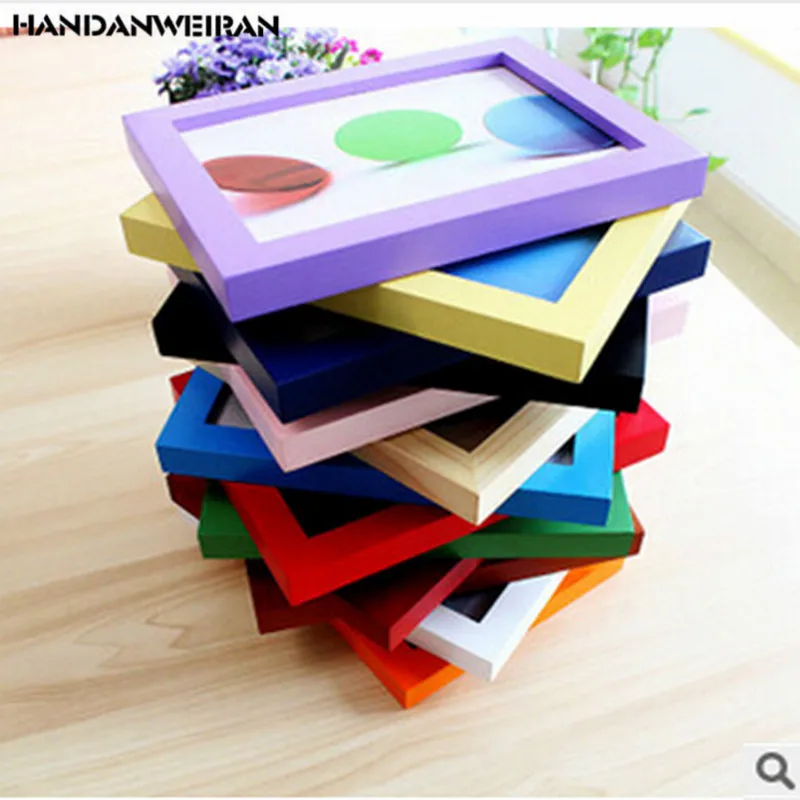 

Home Decor Wooden Table and Wall Photo Frame Painting Photo Frame Wall Decoration Wooden Picture Frame Set