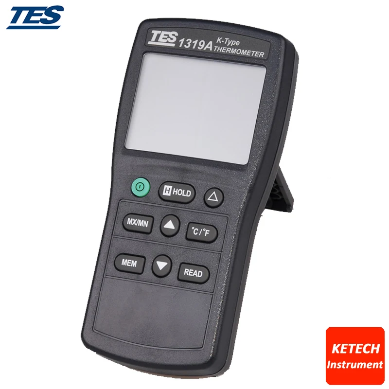Data Hold Function K Thermocouple Input Industrial Digital Thermocouple Thermometer TES1319 Data Hold Function K Thermocouple Input Industrial Digital Thermocouple Thermometer TES1319