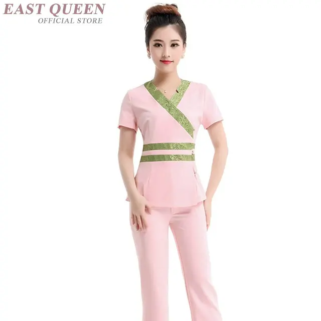 Spa massage beautician uniform beauty salon waitress beautiful clinical