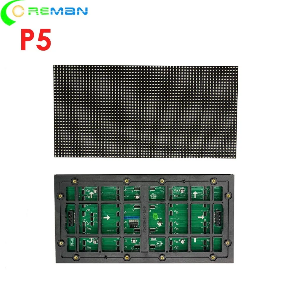 

Cheap price Outdoor led display module p5 320mm x 160mm , full color rgb P5 outdoor led module 32x64 smd2727 hub75 1/8S