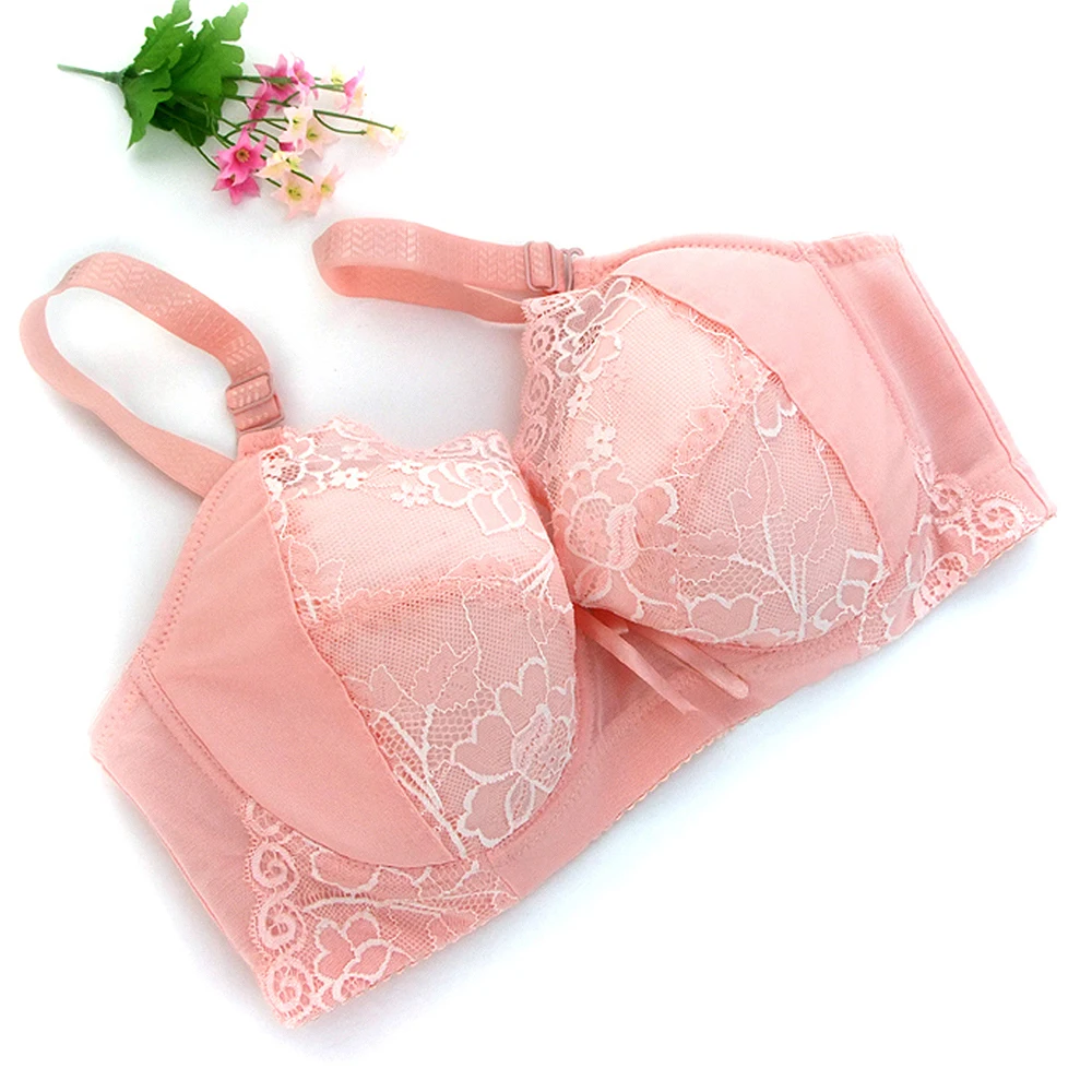 Sexy women bra plus size C D E cups Thin push up bra brassiere underwear lace embroidery bras for women 80 85 90 95 100 Dropship