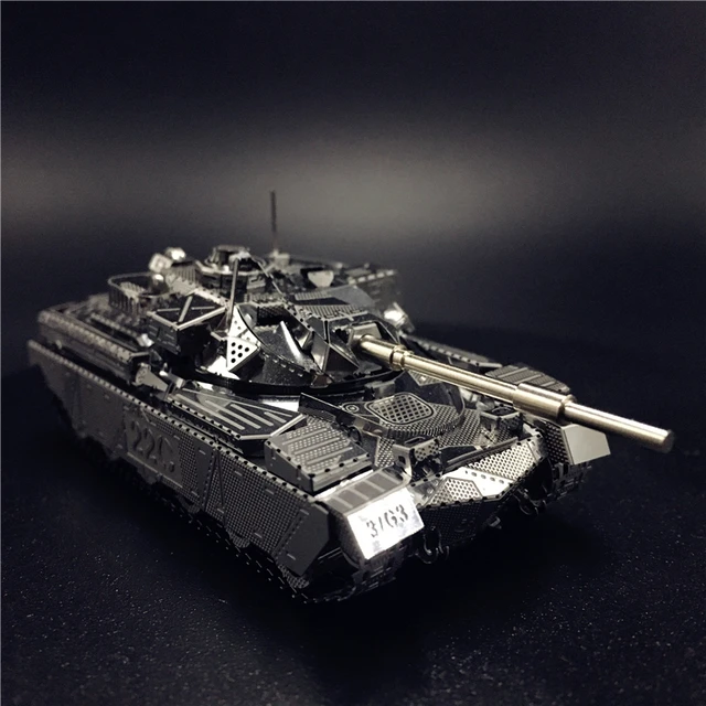 MMZ MODEL NANYUAN 3D Metal model kit JS-2 tank Chieftain MK50 Tank Assembly Model DIY 3D Laser Cut Model puzzle toys for adult 2