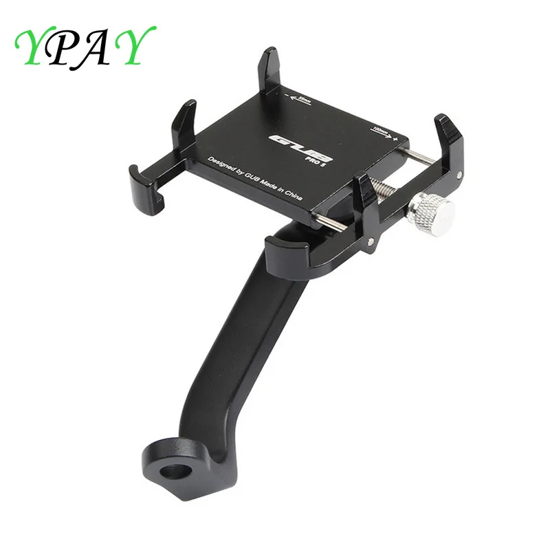 

Aluminum Motorcycle Rearview Phone Holder Adjustable Universal Bicycle Mobile Phone GPS Mount Handlebar Clip Stand For iPhone X