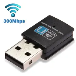 300 Мбит/с usb wi-fi ethernet-адаптер 802.11n Беспроводной wi-fi антенна 6dbi wi-fi ПРОГРАММАТОРЫ сигнала стабилизировалась usb сетевой карты для ПК ноутбук