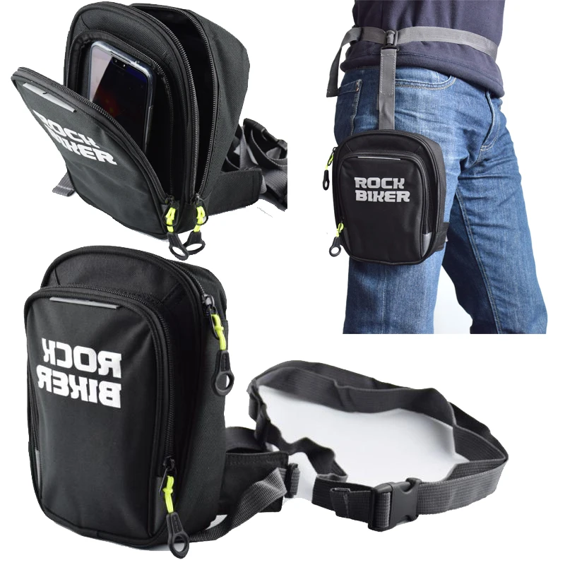 

Rock Biker New Waterproof Motorcycle Waist Bags Leg Bag Oxford Top Case For Givi Hip Motocross Racing Rider Outdoor Sports Bags