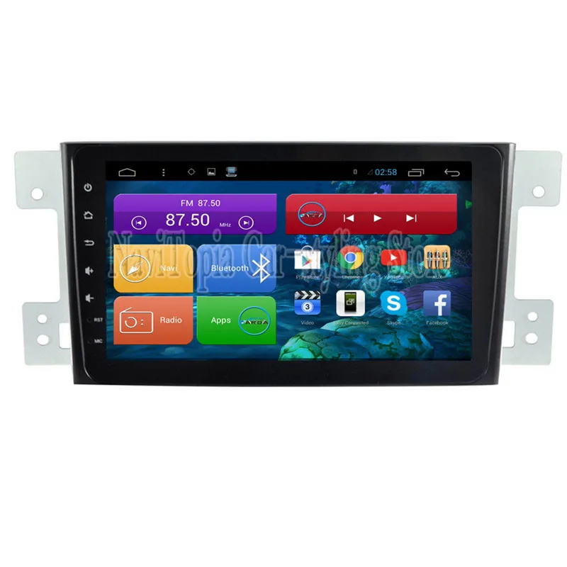 Ectwodvd 8inch Octa Core Android 8.1 Car Radio Multimedia Video Player for Suzuki Grand Vitara 2005 2006 2007 2008 2009-2015 | Автомобили