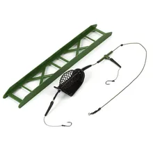 1 шт., нержавеющая сталь, 20-80 г, рыболовная клетка для приманки, вертлюг с крючками, кормушка для ловли карпа, рыболовные снасти, аксессуары