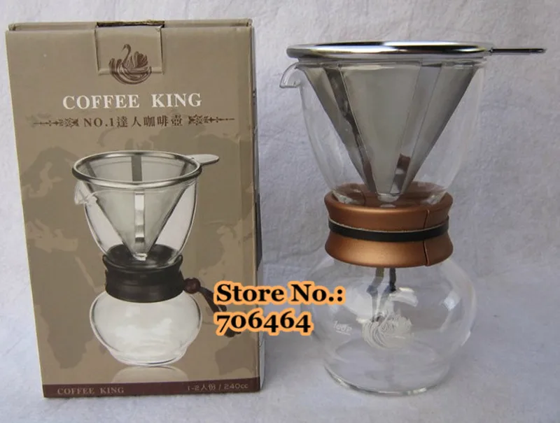 Aliexpress.com : Buy Stainless steel filter coffee dripper/coffee driper 480cc Simple design ...
