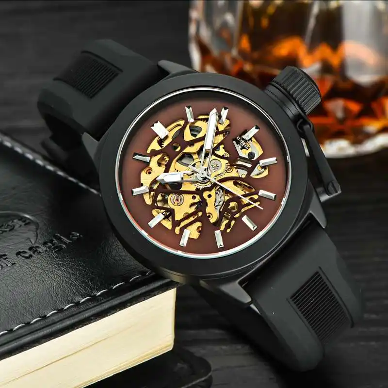 Автоматические Мужские часы Mechanica мужские Relogio Masculinol из нержавеющей стали MCE