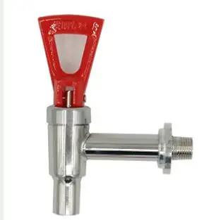 Коммерческий диспенсер воды части кран бойлера воды 3/" 15,6 шуруп диаметром мм с красной ручкой