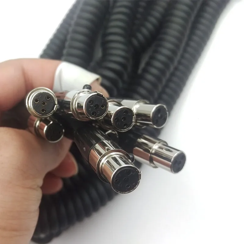 LEMO 0B 2 pin plug to mini XLR 4-pin-3