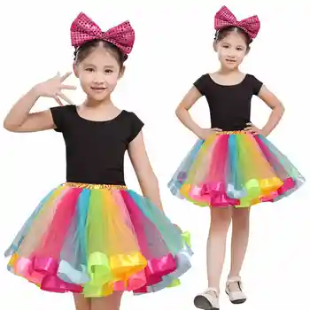 

(10 set)The kindergarten dance suit Children's modern dance skirts bitter fleabane gauze skirt girls wear full set with tire