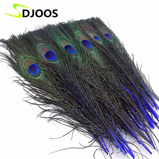 50 PCS Natural Peacock Feathers For Sale Costume Centerpieces 25 30cm