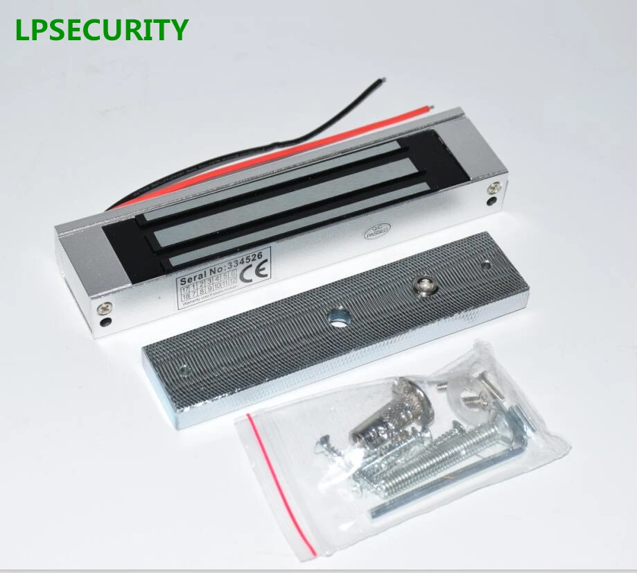 Таймер LPSECURITY 280 кг электрический магнитный дверной замок для системы контроля
