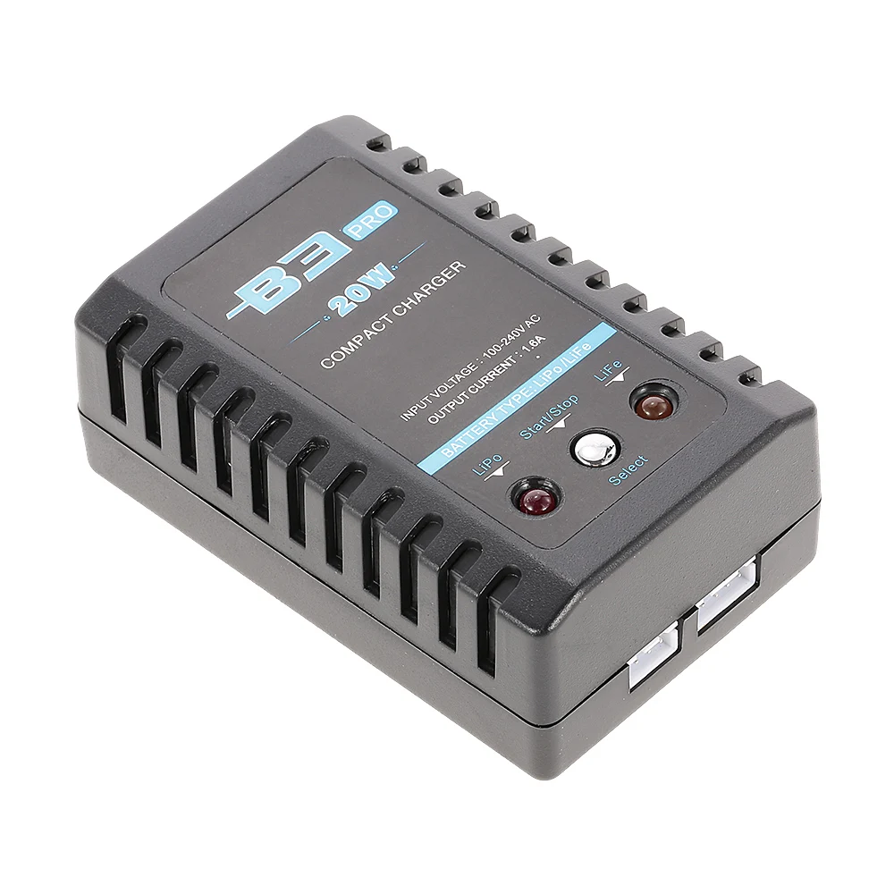 Радиоуправляемый автомобильный баланс зарядное устройство B3 PRO 20W 2S 3S Compact for LiFe Lipo
