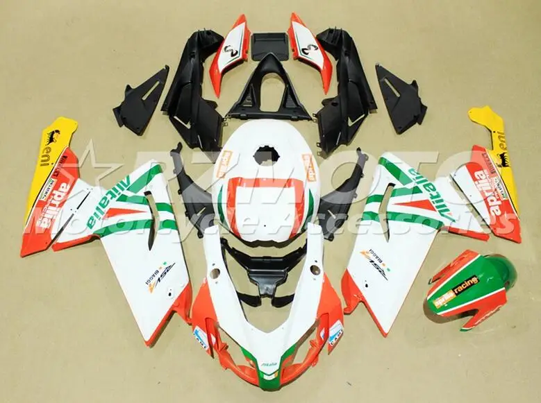 

4Gifts New ABS Injection Fairing Kit Fit for Aprilia RS125 06 07 08 09 10 11 RS4 RSV 125 2006 2011 Fairings set Italy Custom