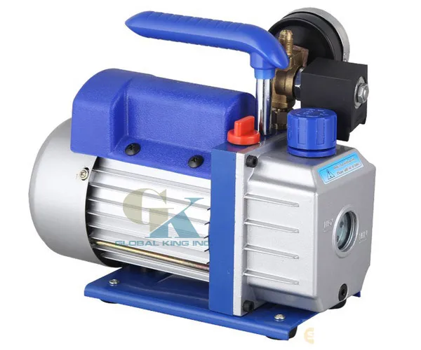 Single Stage 3CFM, 1/4 HP Rotary Vane Laboratory Vacuum Pump 110V 5pa+ Precision Guagevacuum