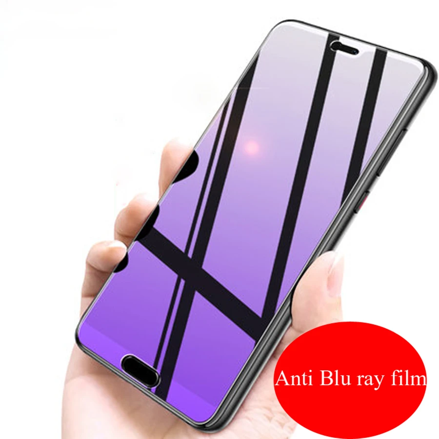Anti UV фиолетовый голубое освещение закаленное Стекло Экран Защитная пленка для