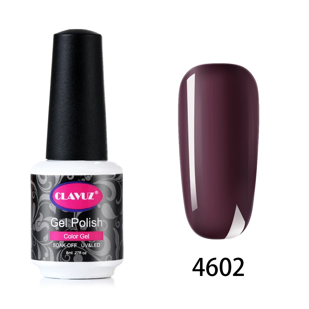 CLAVUZ 8 мл одношаговый матовый УФ гель для ногтей однотонная Светодиодная лампа