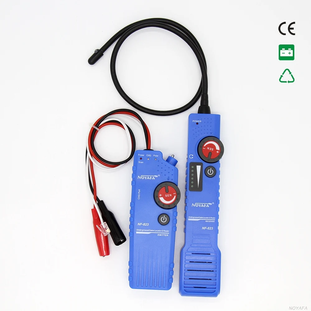 

Free shipping ! NOYAFA Underground Wire Locator Pipe locator 0-1m cable trace lan finder