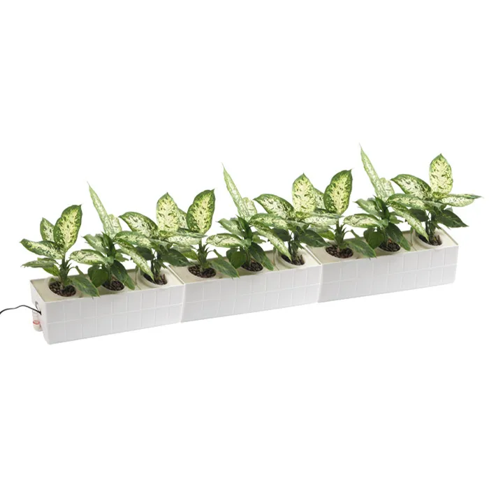 Three sets DIY flower vegetables Hydroponics system without earth Nutrient Film Technique PVC pipe plant pot plant nursery pot Three sets DIY flower vegetables Hydroponics system without earth Nutrient Film Technique PVC pipe plant pot plant nursery pot