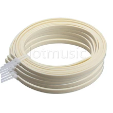 5 шт. гитарные ленты для обвязки, детали из АБС-пластика, аксессуары для гитарных принадлежностей, 5 футов, 5 мм, 4 мм, 5 цветов