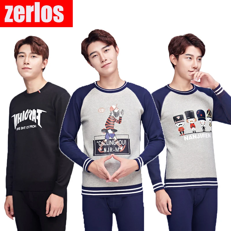 Подштанники Мужская термобелье утепленные и бархатные молодежи Тонкий теплые