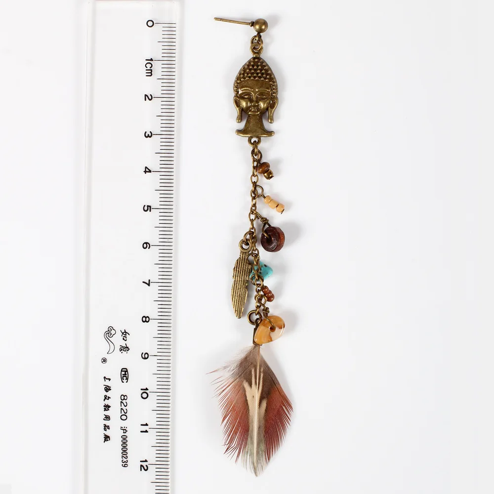 Женские серьги 2018 Новый Богемия красивые перо oorbellen букле d'oreille femme 2017 pendientes