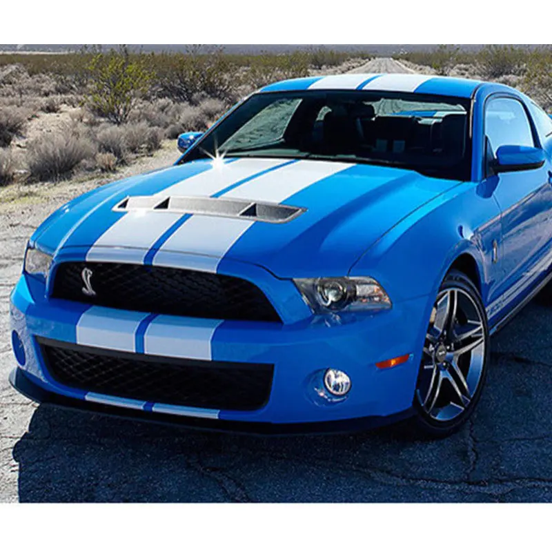 

for 8" Rally Racing Stripes Decal Sticker Vinyl Wrap D.I.Y. Kit