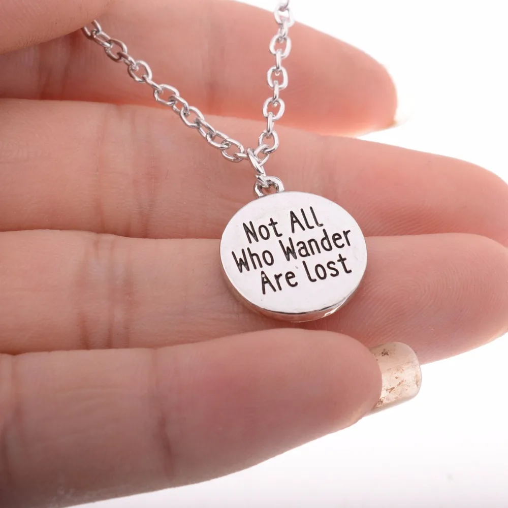 Женская цепочка с подвеской не все кто бродит|necklaces for women|necklace women fashionpendant necklace |