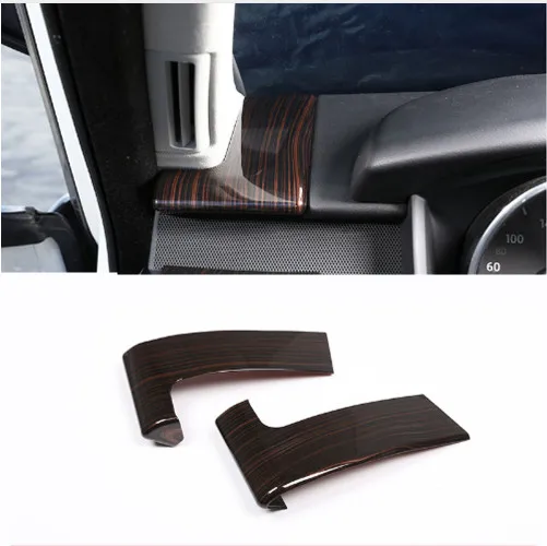 Newest Red Ash Wood Style ABS Plastic Side Dashbord Decoration Cover Trim For Landrover Range Rover Sport RR 2014-2018 2pc | Автомобили и