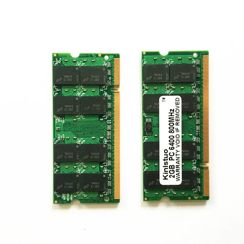 Kinlstuo Запечатанный Sodimm DDR2 667 МГц/800 МГц/533 МГц 1 ГБ/2 ГБ для ноутбука оперативной памяти/пожизненная гарантия/