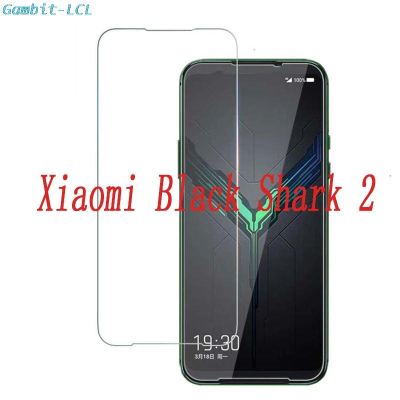 

2PCS 9H HD For xiaomi Black Shark / Black Shark 2 Shark2 Screen Protector Tempered Glass film Protective cover