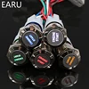 1 pc 19mm Étanche En Acier Inoxydable Métal LED Momentanée de L'alimentation Bouton-Poussoir Voiture De Course Auto Moto Démarrage Du Moteur démarreur ► Photo 2/6
