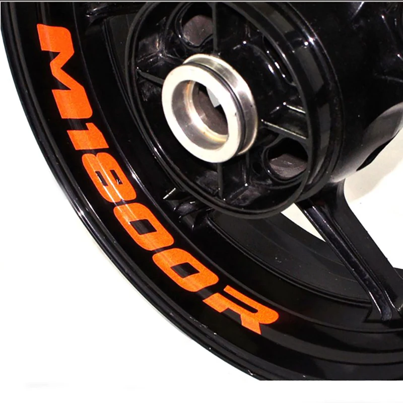 Motorcycle Wheel Sticker Decal Reflective Rim Bike Motorcycle Suitable