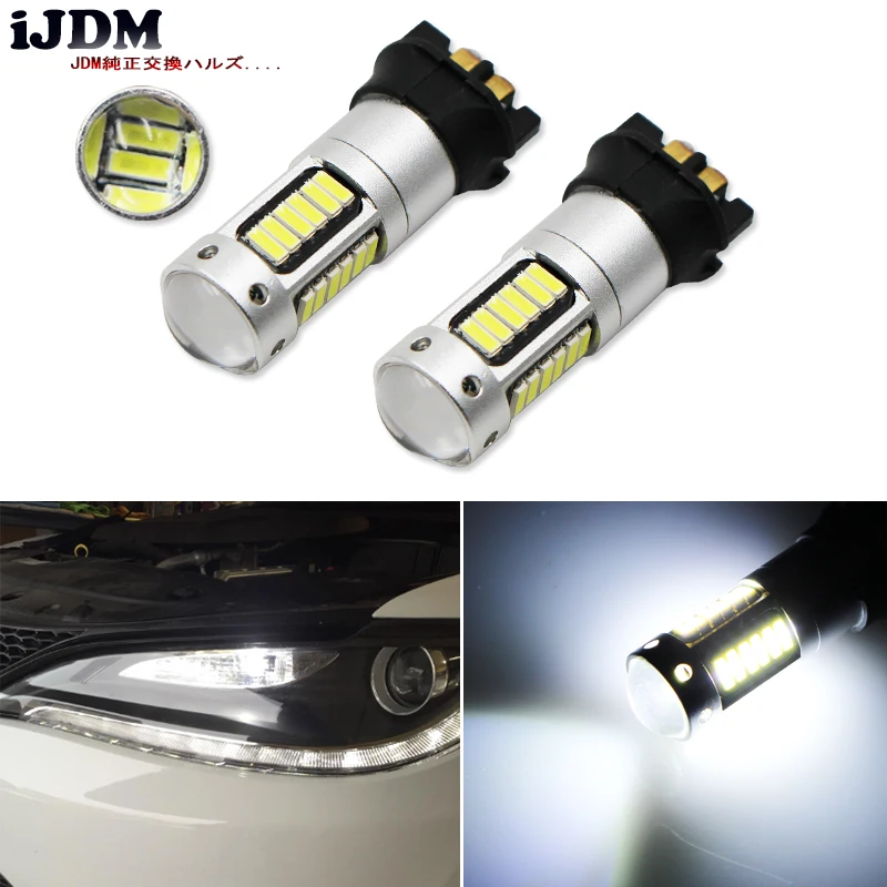 Lampadine LED Xenon White PWY24W PW24W per Audi A3 A4 A5 VW MK7 Golf CC Ford Fusion indicatori di direzione anteriori, BMW F30 serie 3 DRL